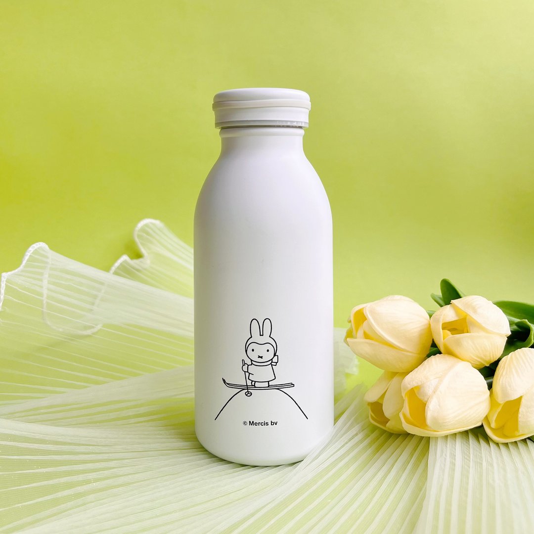 【Pinkoi x miffy】Faranci 便携式保温可乐瓶 可爱水杯 生日礼物 - 保温瓶/保温杯 - 其他材质 白色