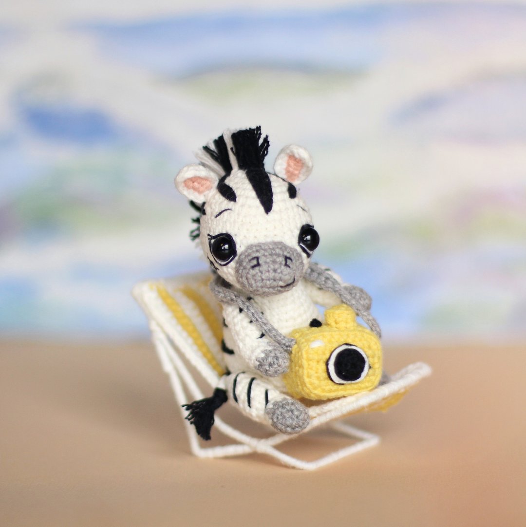 Crochet pattern Zebra, PDF Digital Download, DIY amigurumi zebra toy tutorial - 手工艺教程/工具书 - 其他材质 
