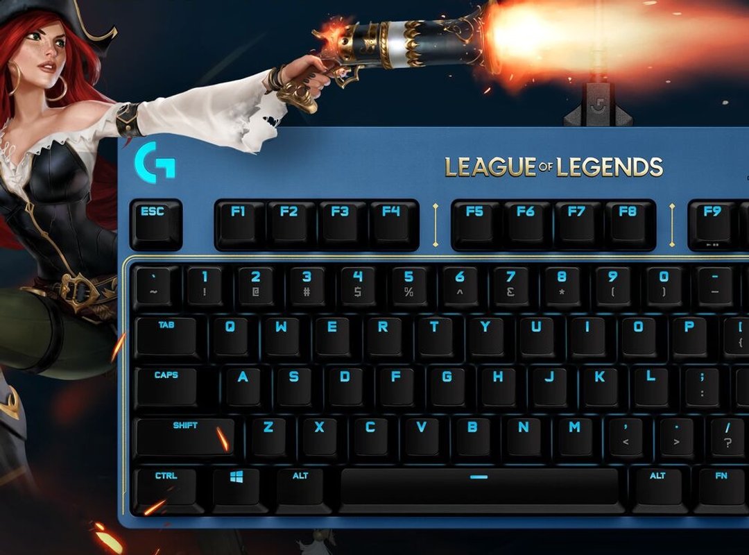 League of Legends PRO 英雄联盟机械式有线游戏键盘 - 电脑配件 - 塑料 