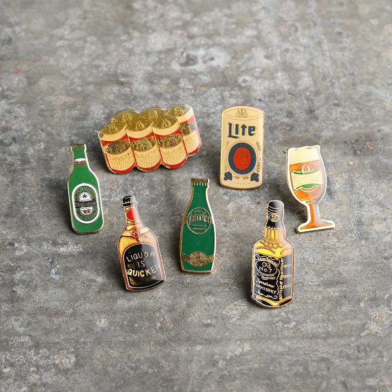 Vintage Pins 复古别针 / 古董别针、限量徽章胸针、古董徽章 - 徽章/别针 - 其他金属 多色