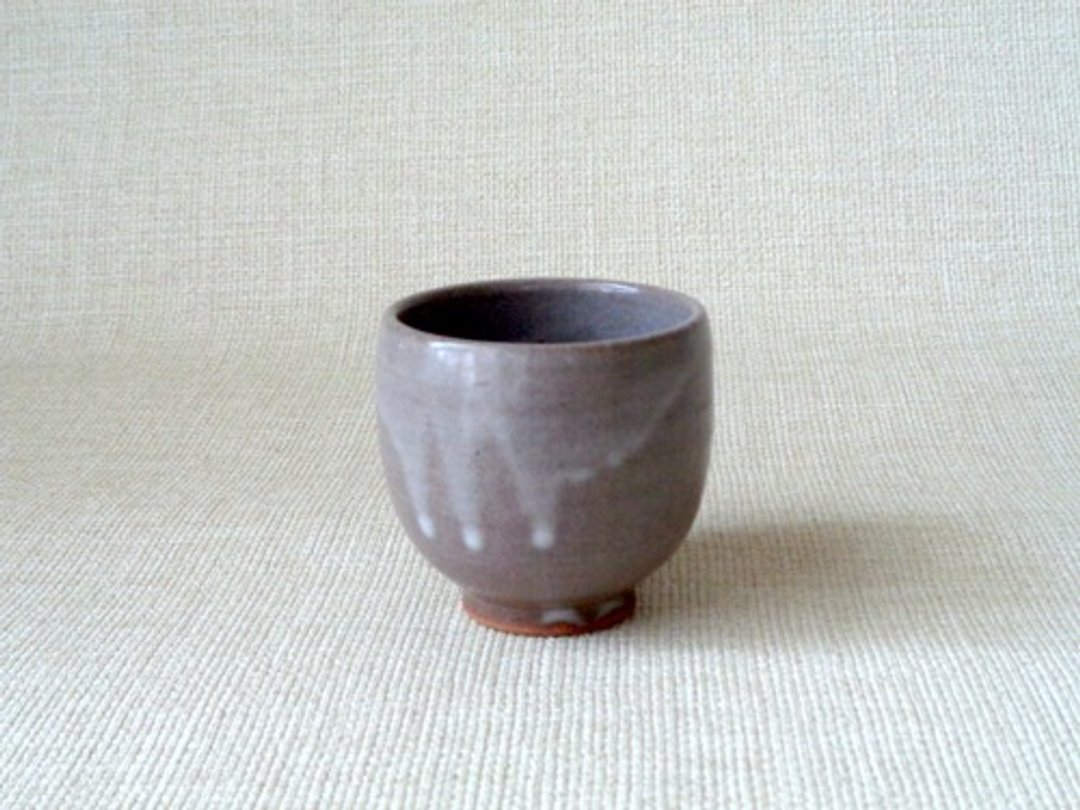 萩烧A型热水杯 - 茶具/茶杯 - 陶 灰色