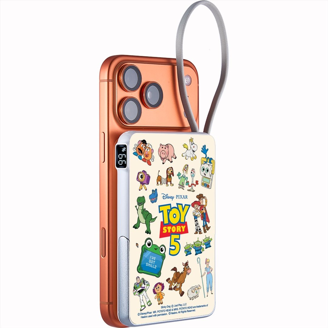 Disney Qi2.2 25W 半固态电池磁吸无线移动电源 10000mAh 通过 CCC - 充电宝/传输线 - 其他材质 白色