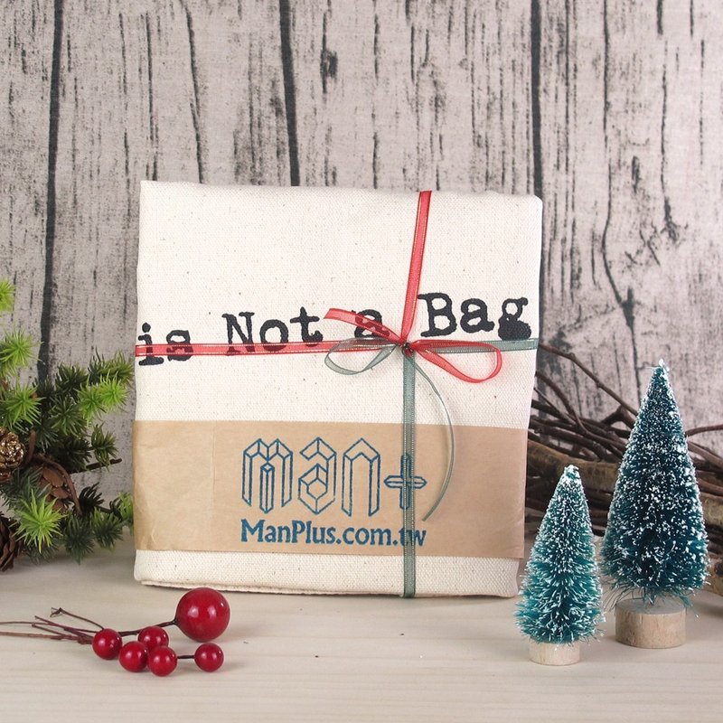 【Mapus】“就爱穿窄裤戴圆框的文青”礼物组 - 侧背包/斜挎包 - 棉．麻 白色