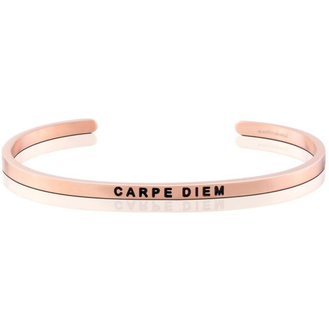 Mantraband 悄悄话许愿手环 - CARPE DIEM 珍惜时光 - 手链/手环 - 其他金属 多色