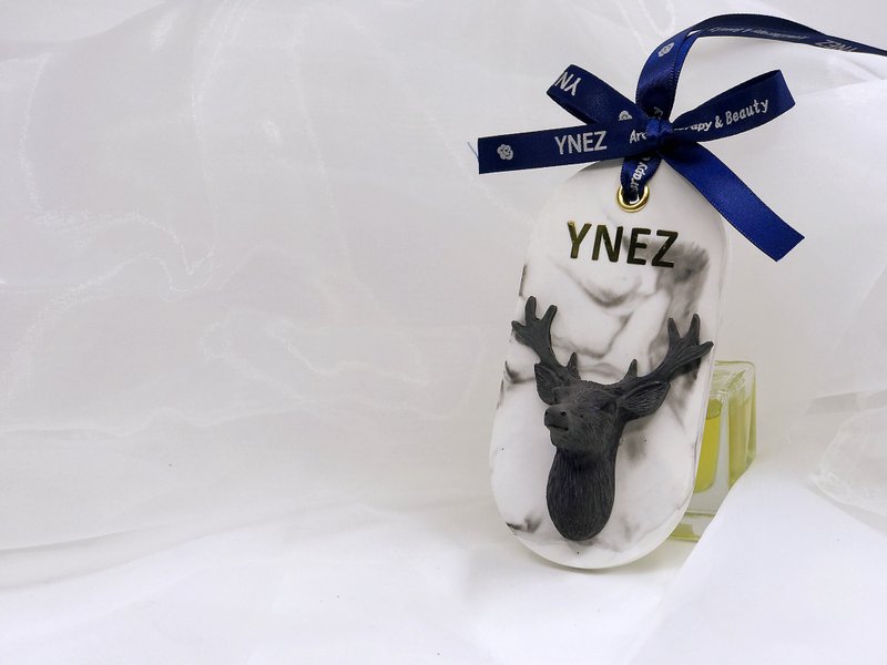 【YNEZ 】一鹿平安 一鹿发 扩香石 礼盒包装  按图实物出货 - 摆饰 - 其他材质 黑色