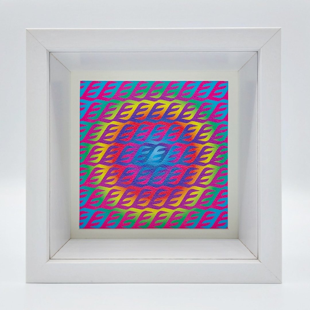 羽翼连续图纹 影箱立体装饰画 - 海报/装饰画/版画 - 木头 