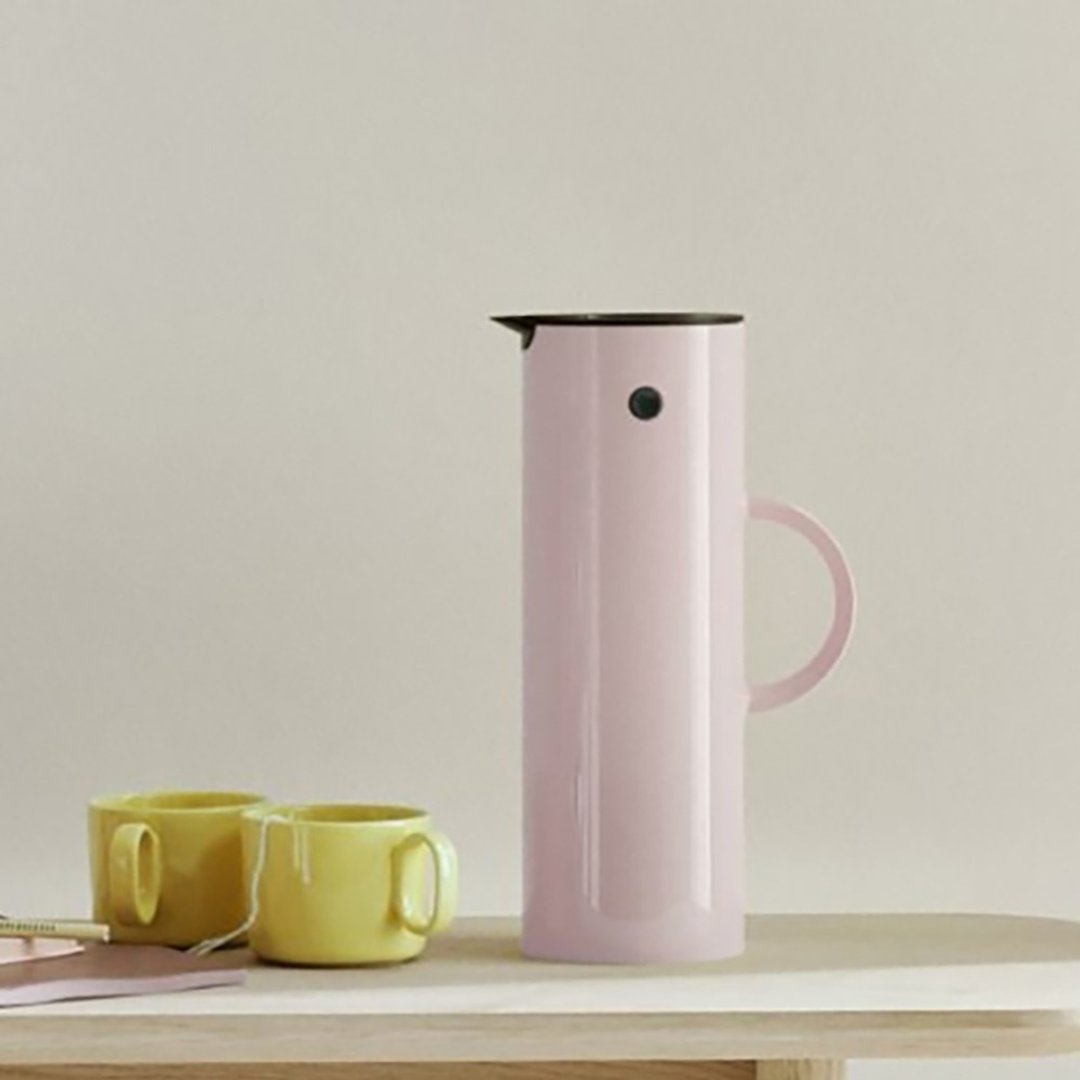【Stelton】啄木鸟真空保温壶 1L-薰衣草粉 - 保温瓶/保温杯 - 塑料 
