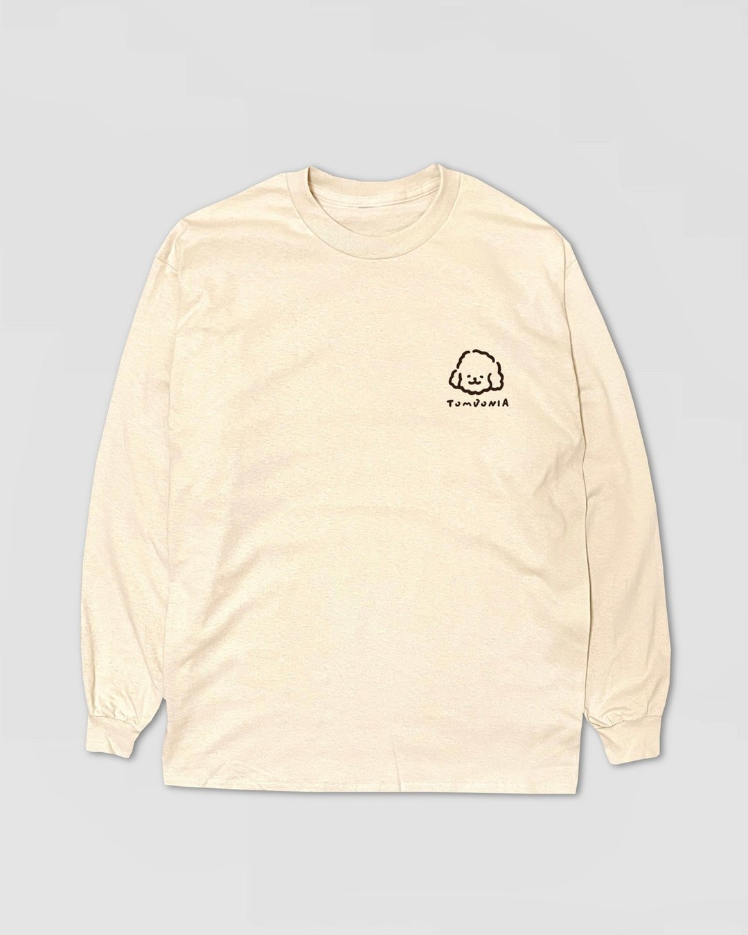 Muck Embroidered Long sleeve t-shirt - 女装上衣 - 棉．麻 多色
