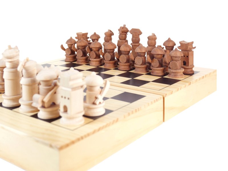 清宫计-西洋棋 (平装版)礼物  礼品 - 桌游/玩具 - 木头 咖啡色