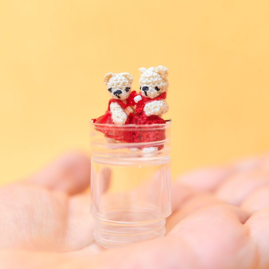 iny 熊，手工泰迪熊，迷你泰迪熊，收藏玩具。 - 玩具/玩偶 - 环保材料 多色