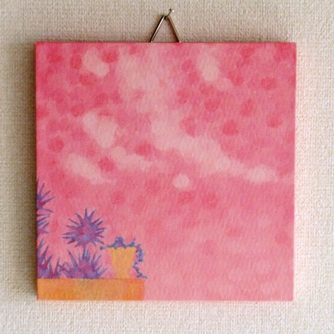 Mini panel No.34 / Fragment of memory - 海报/装饰画/版画 - 纸 粉红色