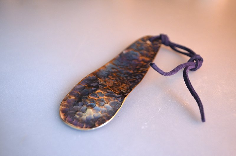 shoehorn・・titanium・高级钛金属鞋拔・圆锤纹 112mm - 其他 - 其他金属 多色