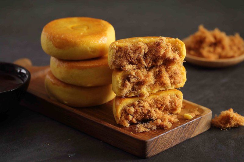 胖肉铺肉松饼 - 零食/点心 - 新鲜食材 橘色