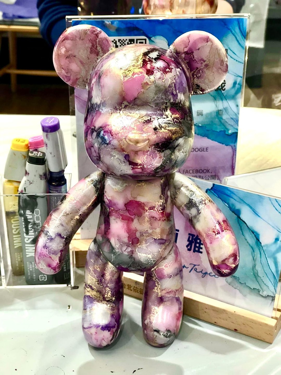 【全台独家】酒精墨水【流体熊】 【体验课程】可消息上课时间 - 插画/绘画/写字 - 其他材质 
