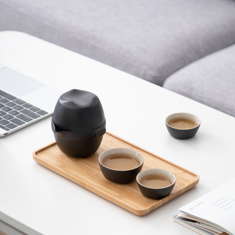 ZESEE  |  Hill 旅行茶具 - 茶具/茶杯 - 瓷 黑色