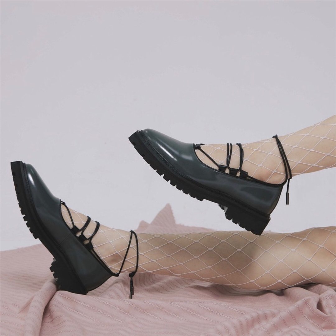 Elephant Ballet 2.0 in Rubber sole - 其他女款皮鞋 - 真皮 灰色