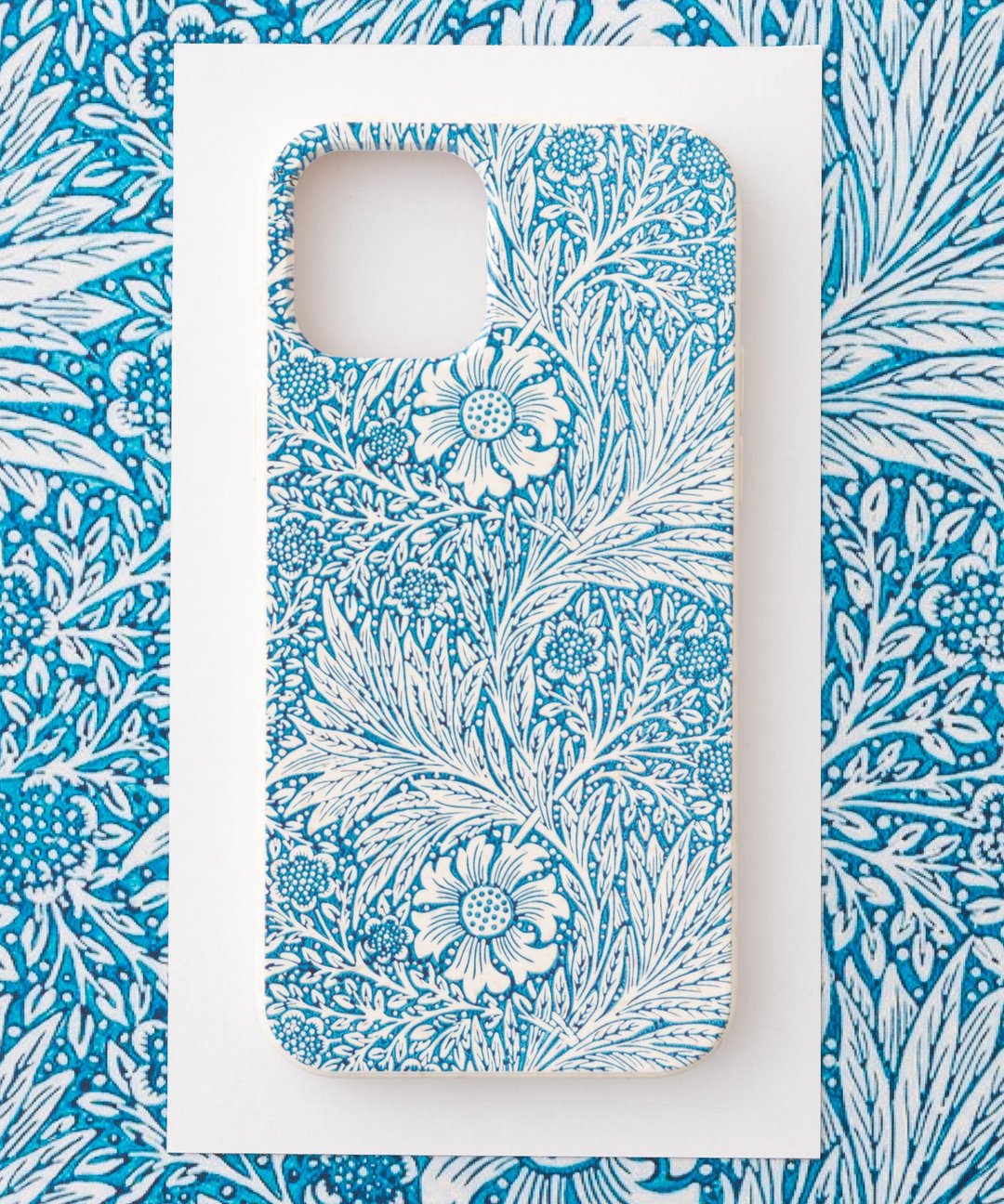 威廉莫里斯设计iPhone12/12proPBAT生物分解环保手机壳 湛蓝 - 手机壳/手机套 - 环保材料 多色