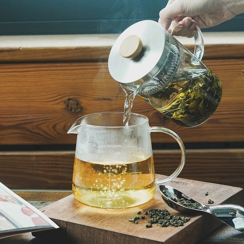 Driver 分享冷热两用冲茶壶组 - 茶具/茶杯 - 玻璃 红色