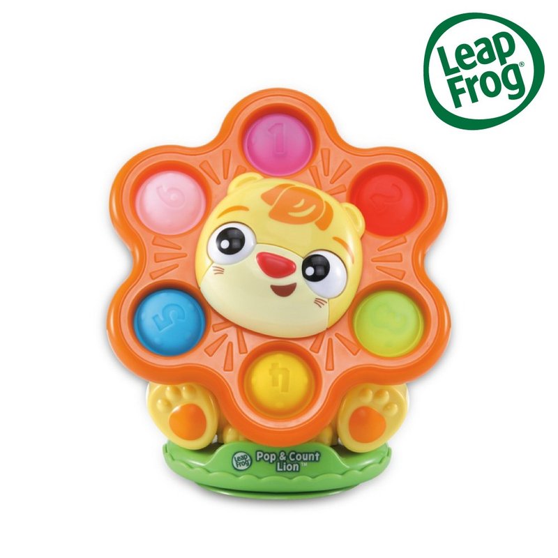 官方直营快速出货 - 仅限寄送台湾【LeapFrog】泡泡数字彩虹狮 - 玩具/玩偶 - 塑料 绿色