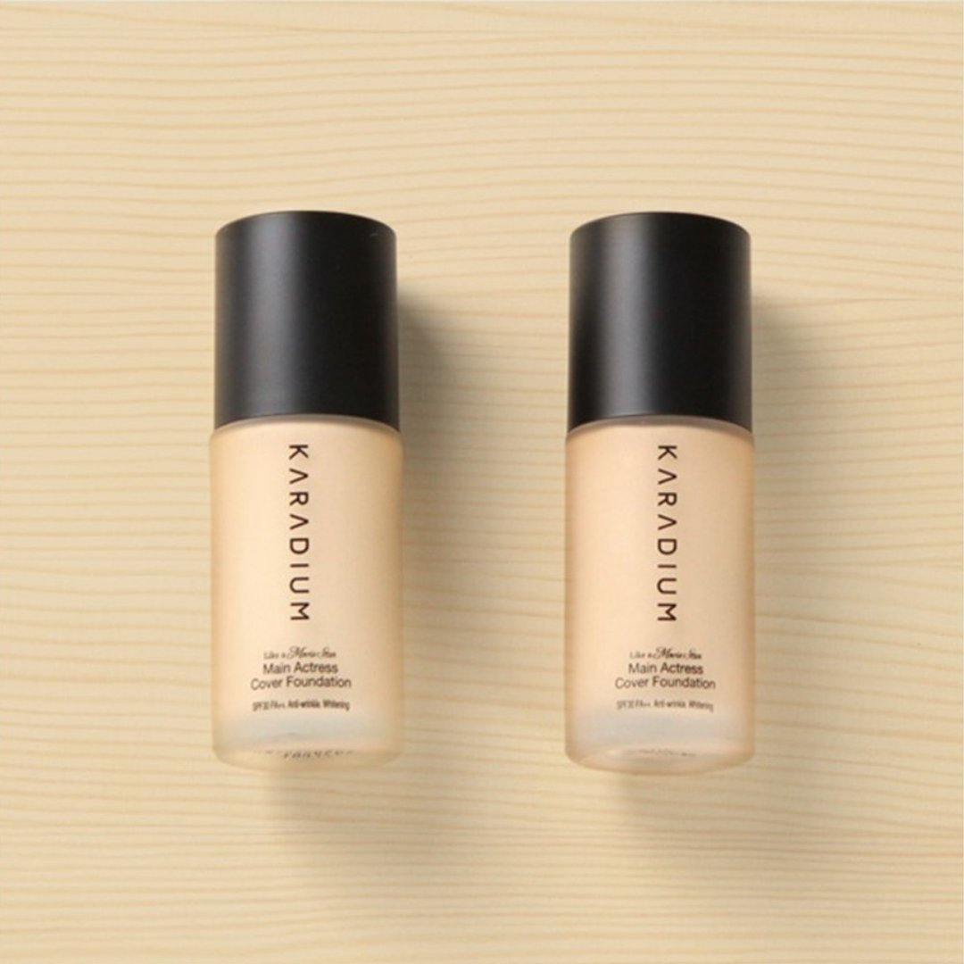 【官方旗舰店】KARADIUM三重功效遮瑕粉底液 SPF30 PA++ 控油 - 底妆 - 其他材质 粉红色