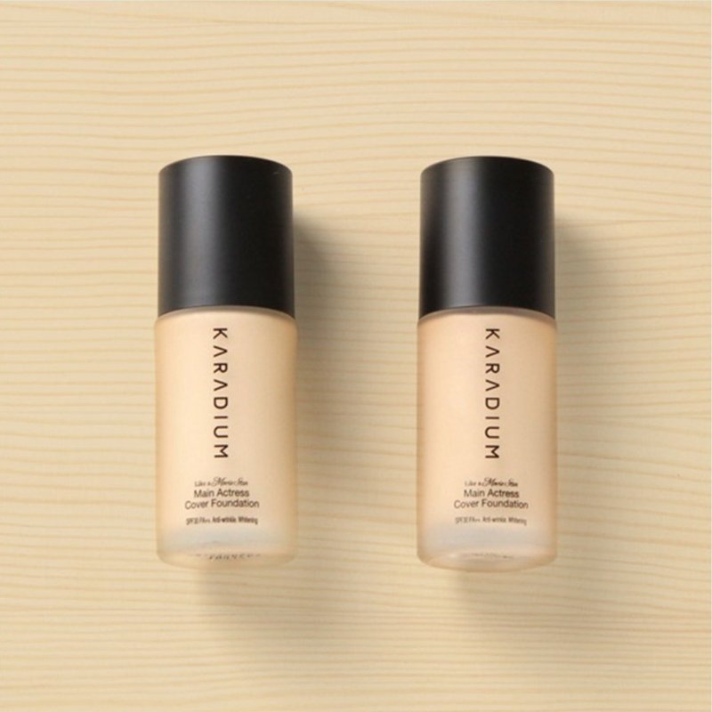 【官方旗舰店】KARADIUM三重功效遮瑕粉底液 SPF30 PA++ 控油 - 底妆 - 其他材质 粉红色