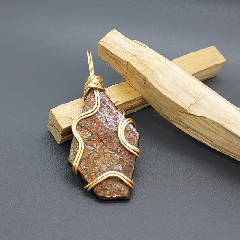 加拿大斑彩螺(石)吊饰 - 可以招财 事业发展 - 吊饰 - 半宝石 