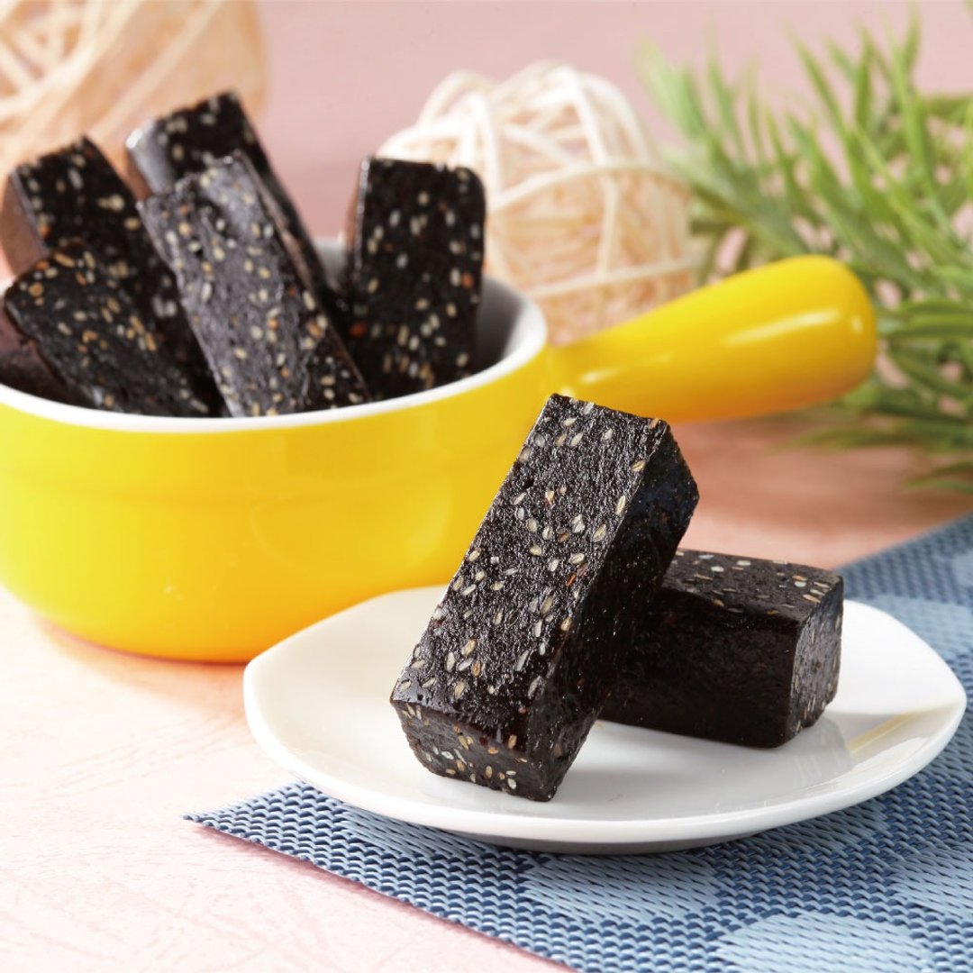 【疯坚果ing】低糖高纤芝麻糕(250g/包)-随手包 - 零食/点心 - 新鲜食材 黑色