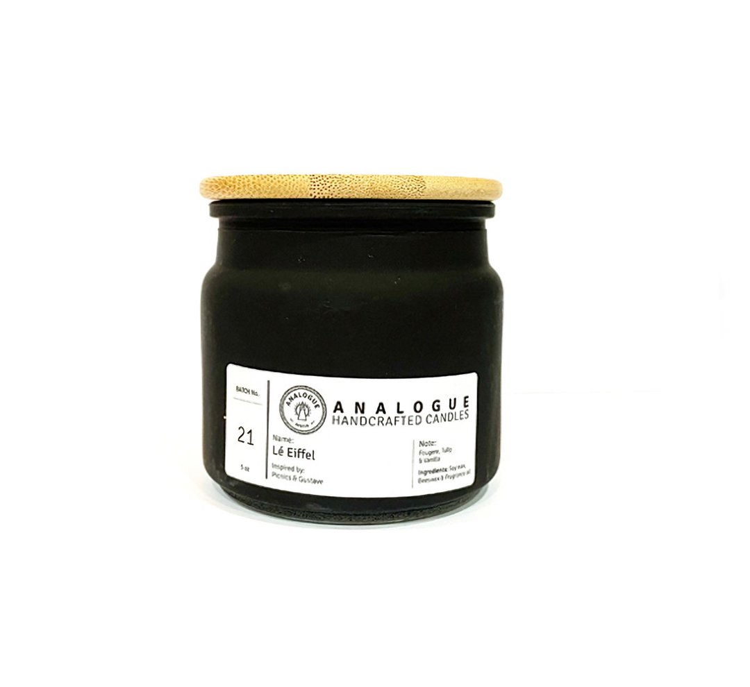 Analogue Le Eiffel Bee&Soy Wax Candle艾菲尔铁塔大豆香氛蜡烛 - 香薰/精油/线香 - 其他材质 黑色