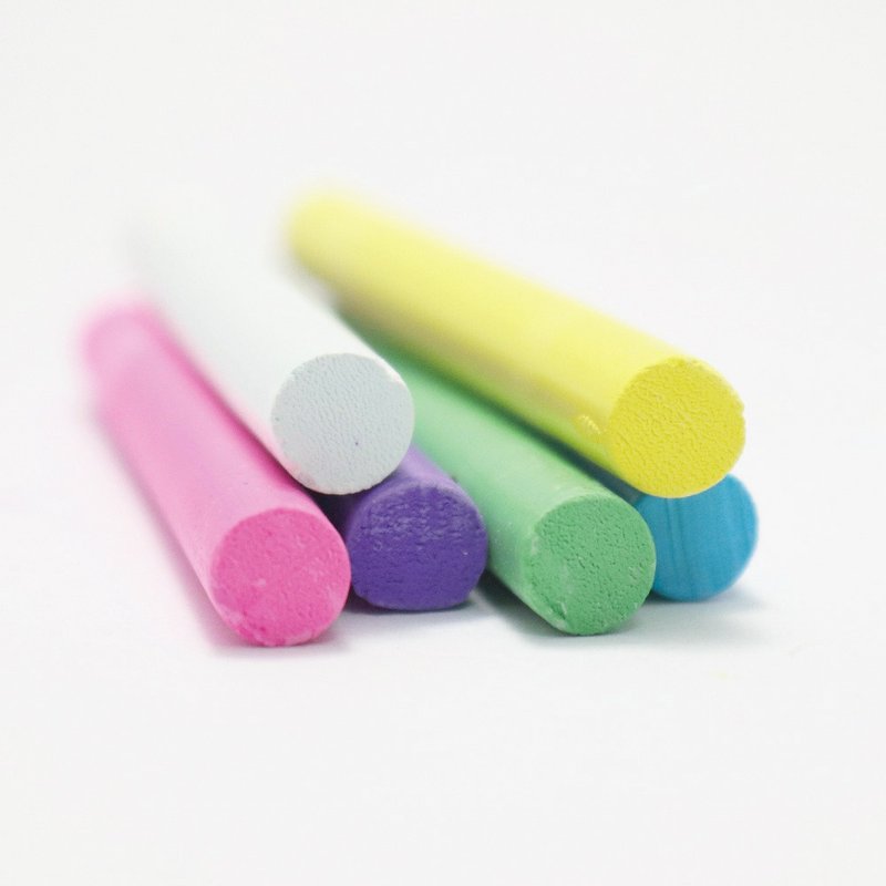 School 系列 环保无灰粉笔6色 / 细版 - 其他书写用品 - 其他材质 多色