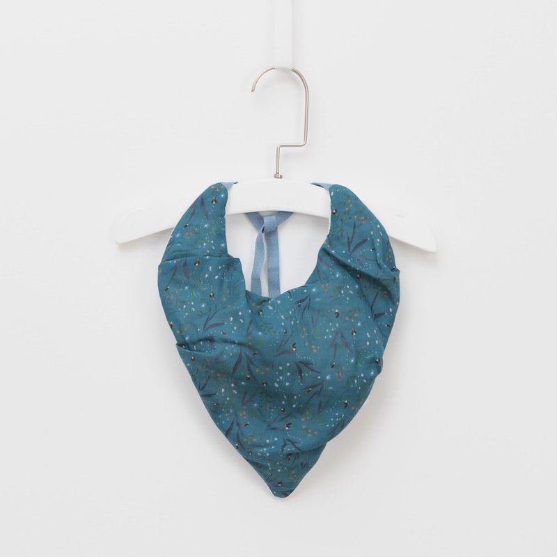 立体澎感三角纱布围兜 - 流萤 - 围嘴/口水巾 - 棉．麻 