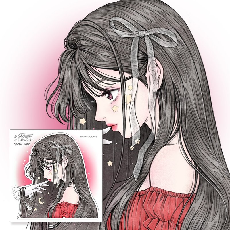 Selina 贴纸 - 贴纸 - 纸 