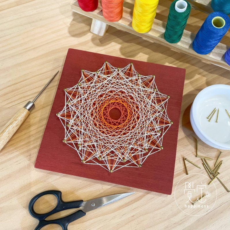 Stringart 艺术创作品 - 摆饰 - 其他材质 多色