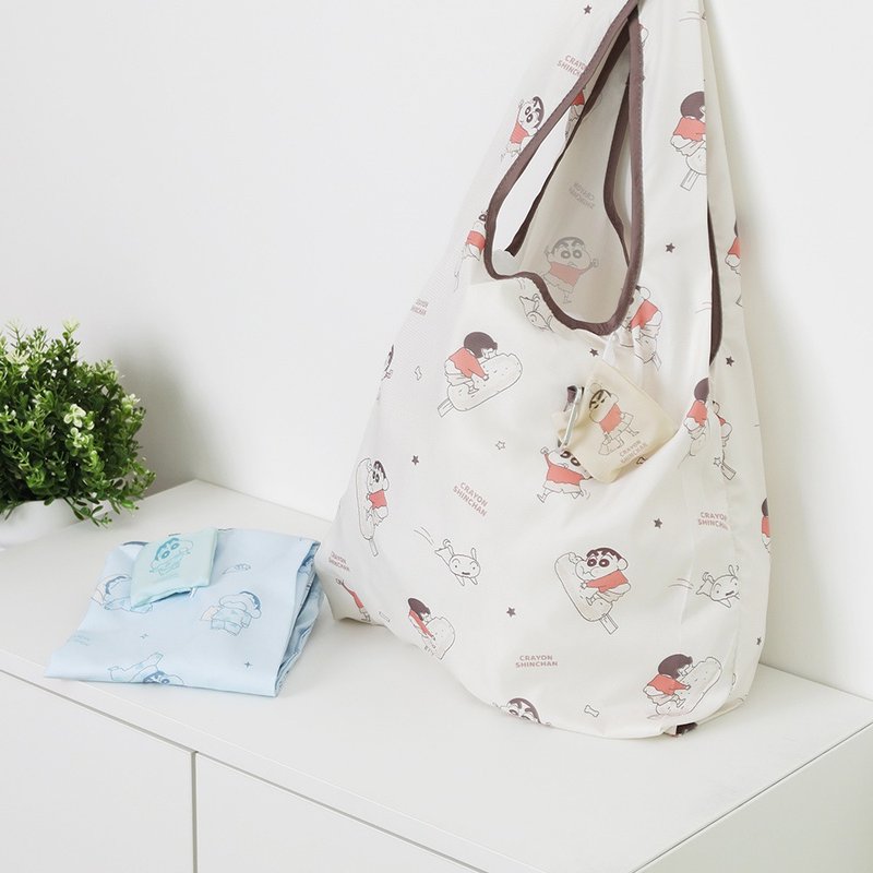 蜡笔小新FlexBag超轻量购物袋-附登山扣可吊挂 可肩背大容量环保 - 行李箱/行李箱保护套 - 聚酯纤维 多色