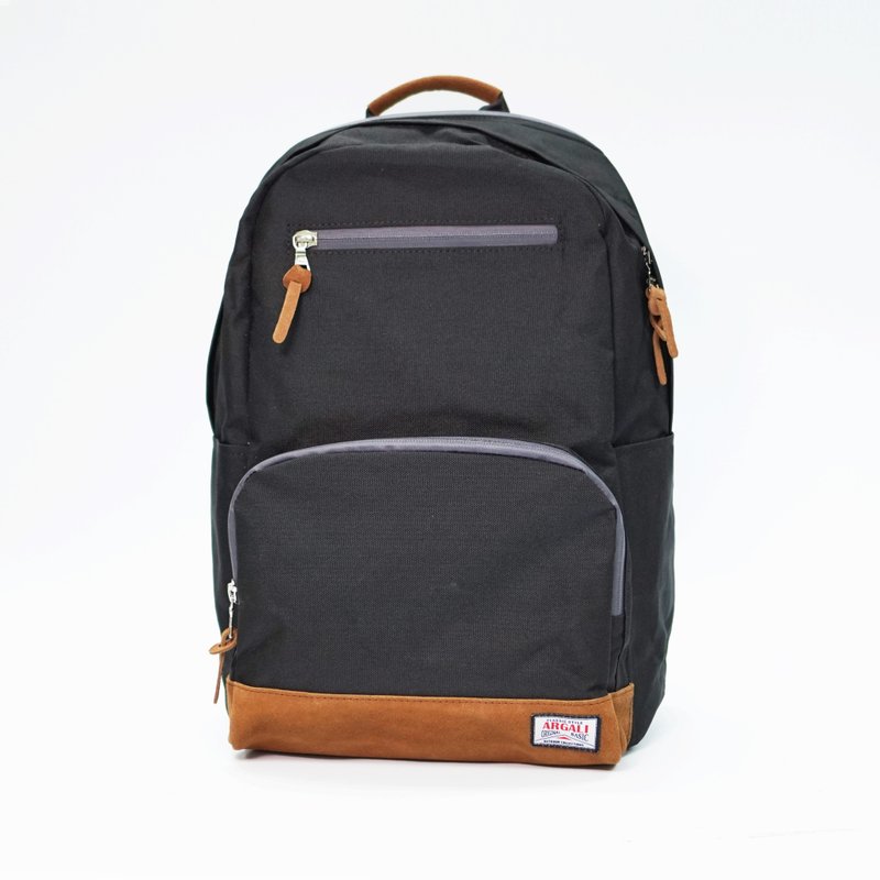 Argali 香港品牌 户外后背包 中性 大容量 实用 简约风 双肩包 YKK拉链 Fossa Backpack 黑色 - 后背包/双肩包 - 其他材质 黑色