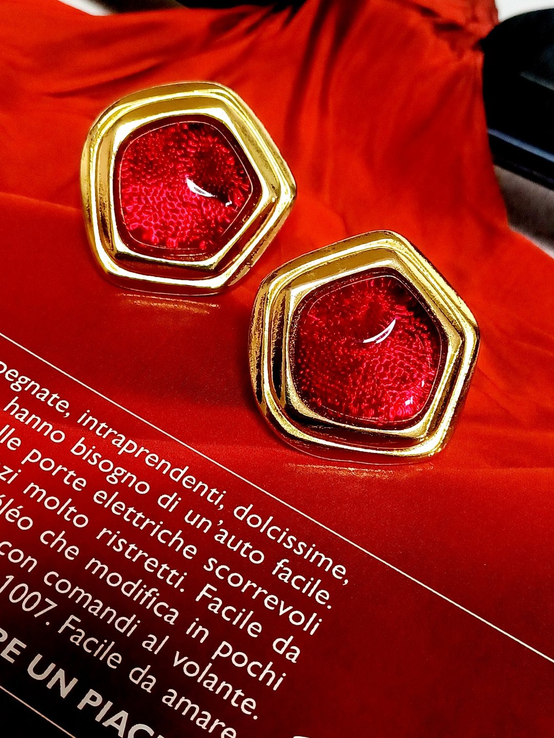 vintage jewelry  AVON  KJL Caprianti 风格 针式耳环 - 耳环/耳夹 - 其他金属 