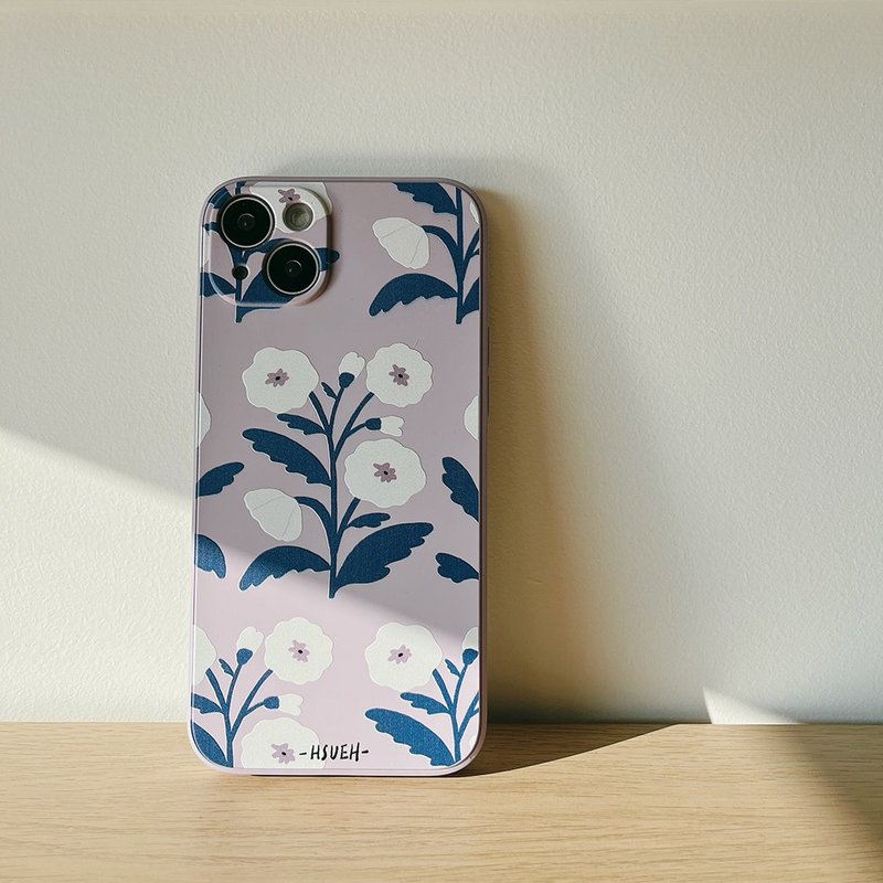 联名 阿Hsueh 白花静谧 防摔手机壳 HHAA01 - 手机壳/手机套 - 硅胶 多色