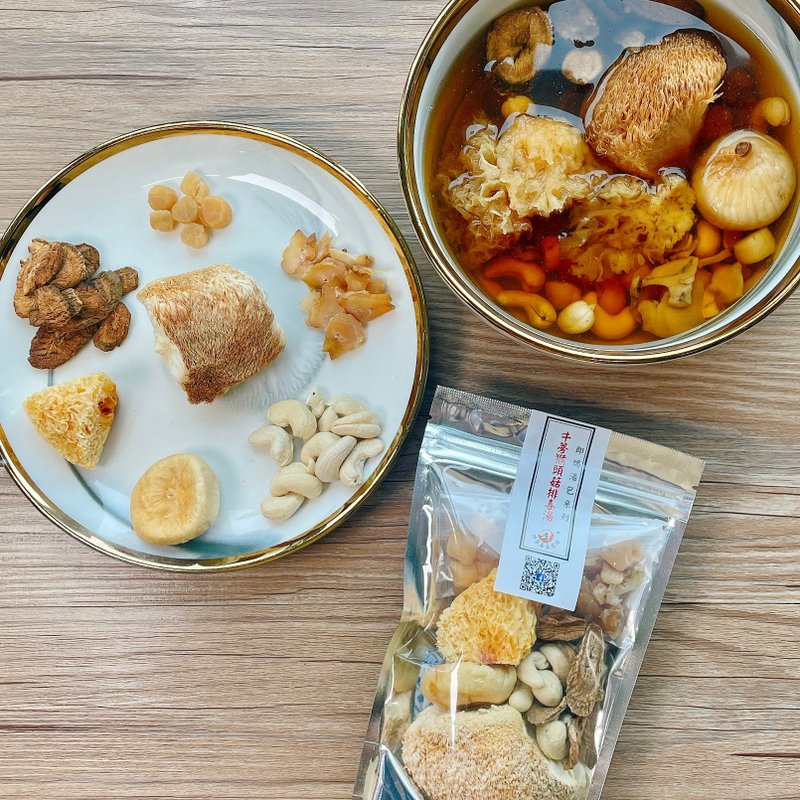 四季养生茶馆 - 牛蒡猴头菇排毒汤 (60克) - 健康/养生 - 其他材质 