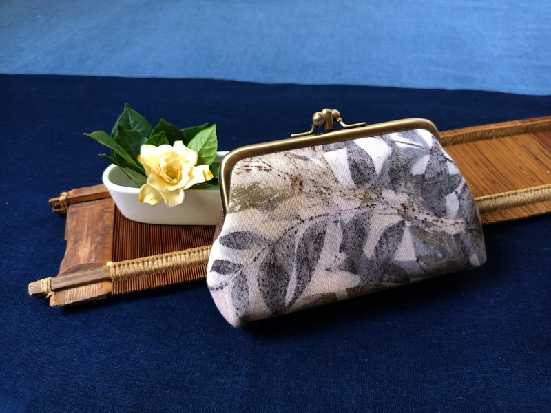 三层口金包 - 零钱包 - 棉．麻 