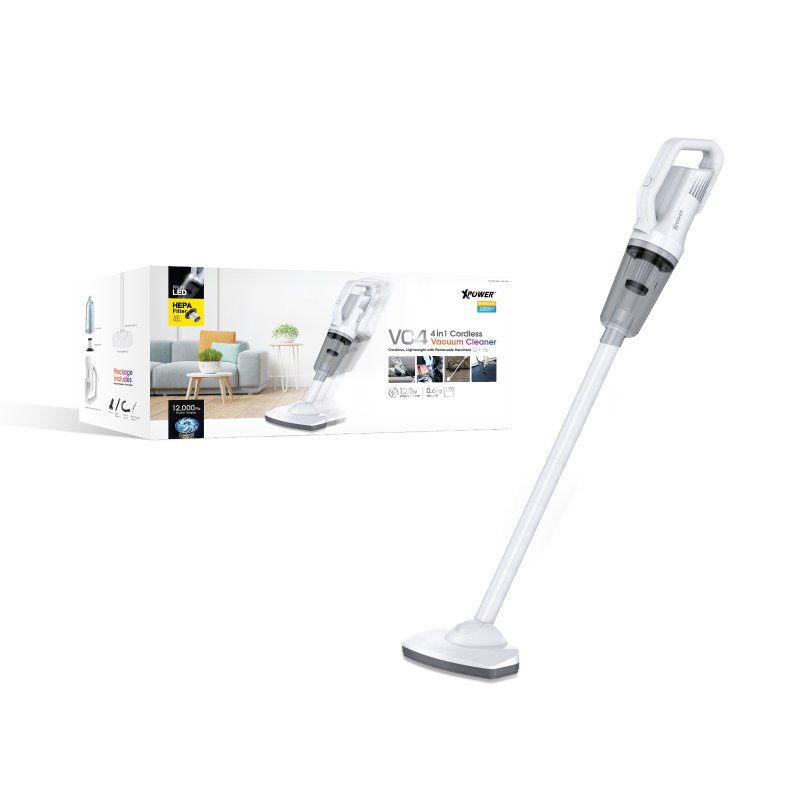 XPower VC4 4合1无线充电吸尘机 - 其他 - 其他金属 白色