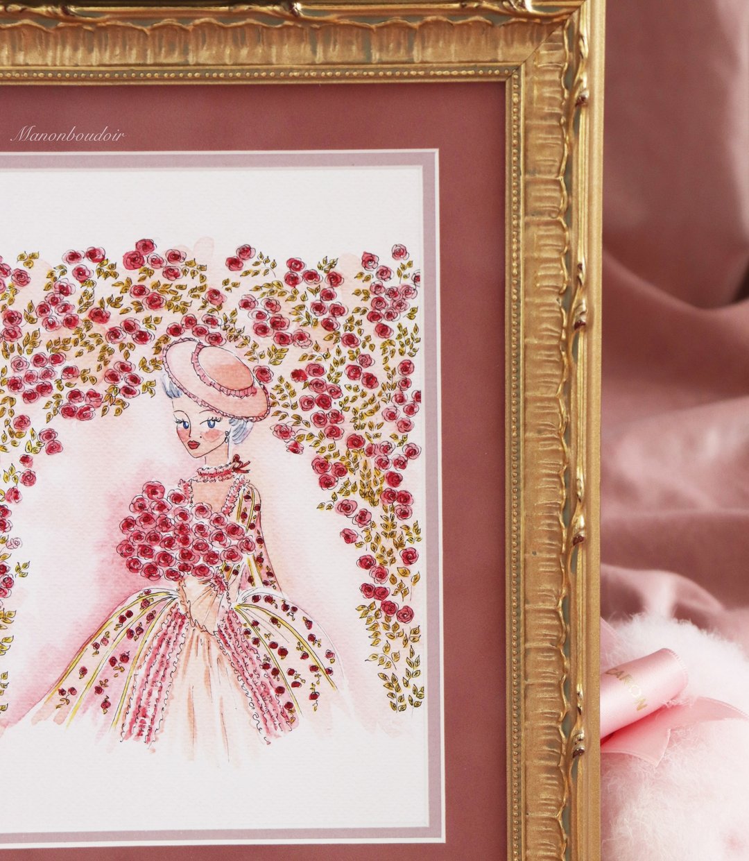 A5 尺寸 Manonboudoir 艺术印刷品《花园里最美丽的玫瑰》 - 卡片/明信片 - 纸 