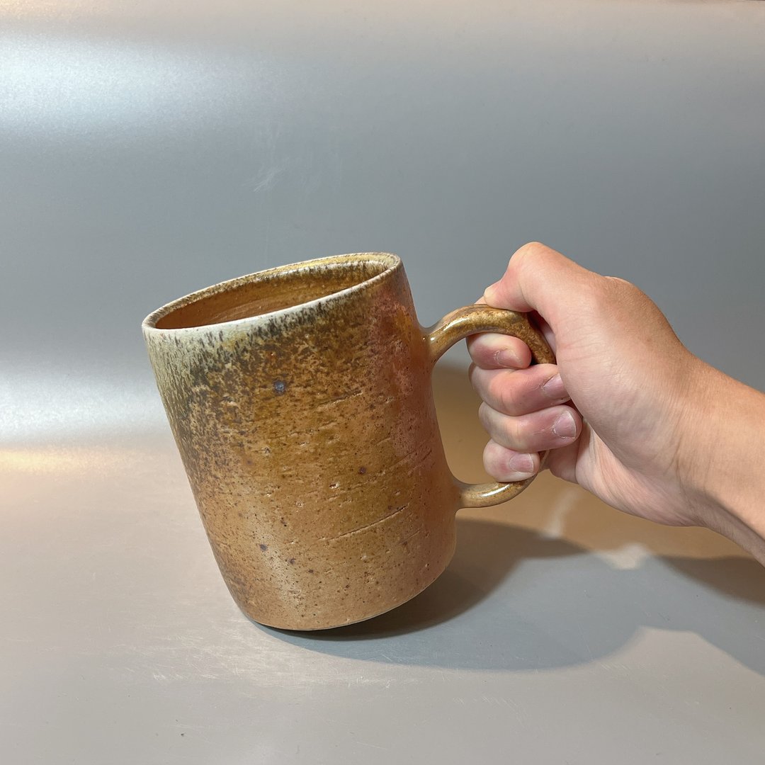 柴烧600cc白陶超大马克杯 / 啤酒杯 / 小平凡手作 - 茶具/茶杯 - 陶 
