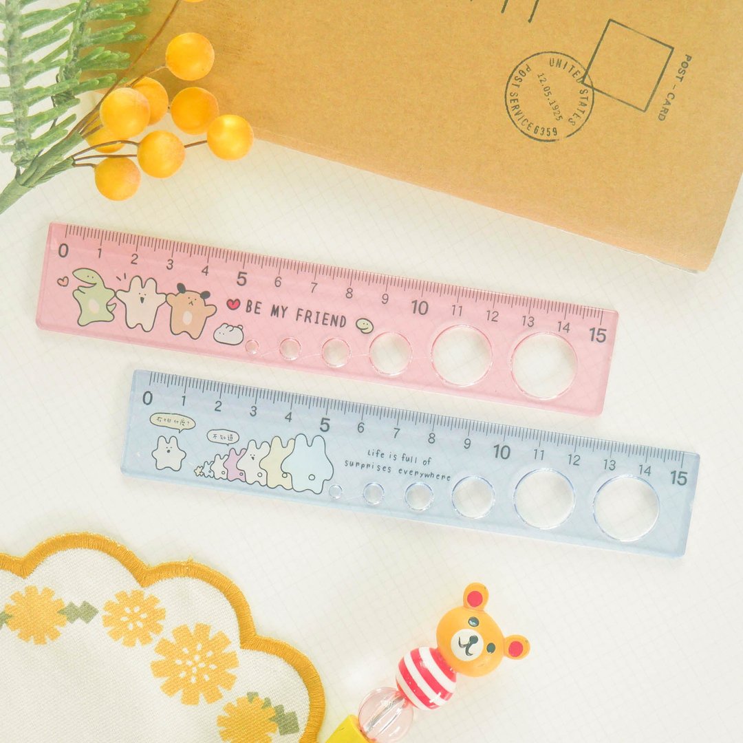 可莉兔 - 洞洞尺(15cm)。JR-68 - 其他 - 塑料 