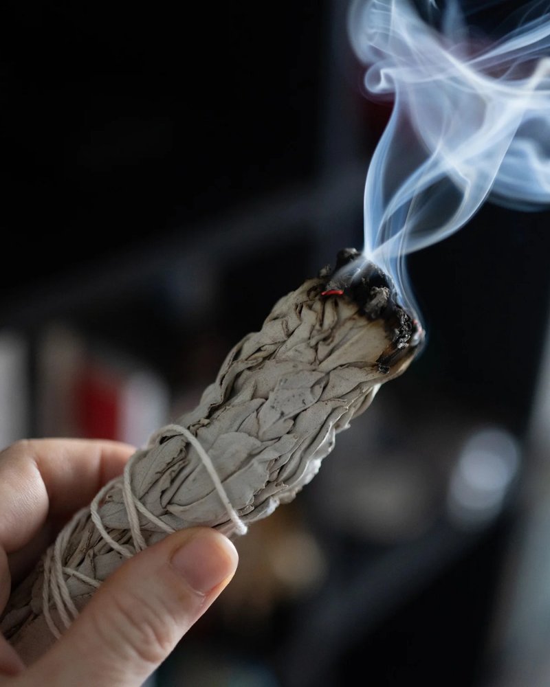 白色鼠尾草 - 香薰/精油/线香 - 植物．花 银色