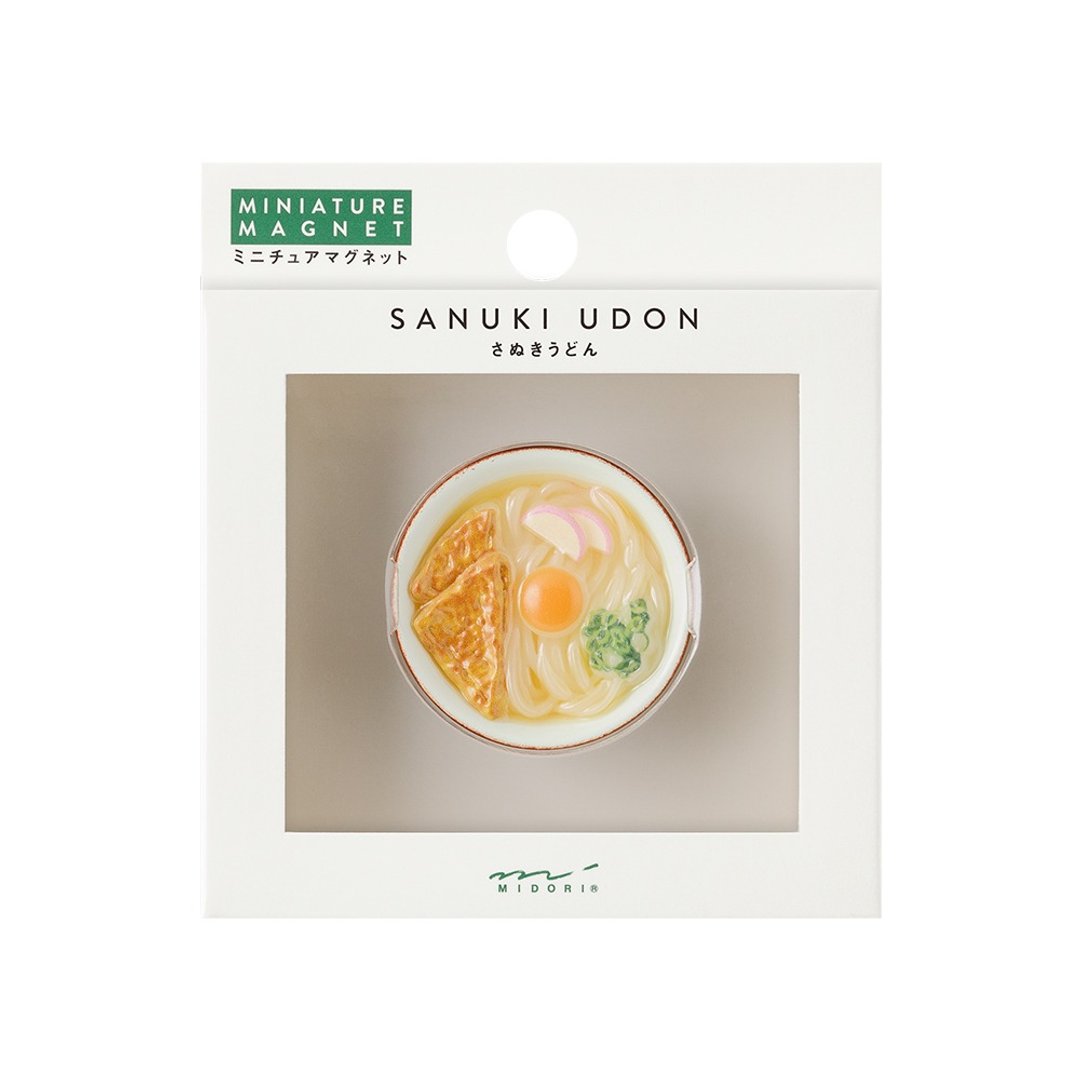 MIDORI 日本美食造型磁铁 - 赞岐乌龙面 - 冰箱贴/磁贴 - 其他金属 多色