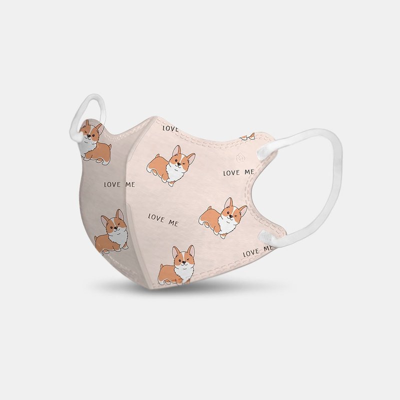 【官方直营】舒芙氧 1-3岁(进阶版) 迷你幼空气口罩 短腿柯基款 - 口罩 - 其他材质 卡其色