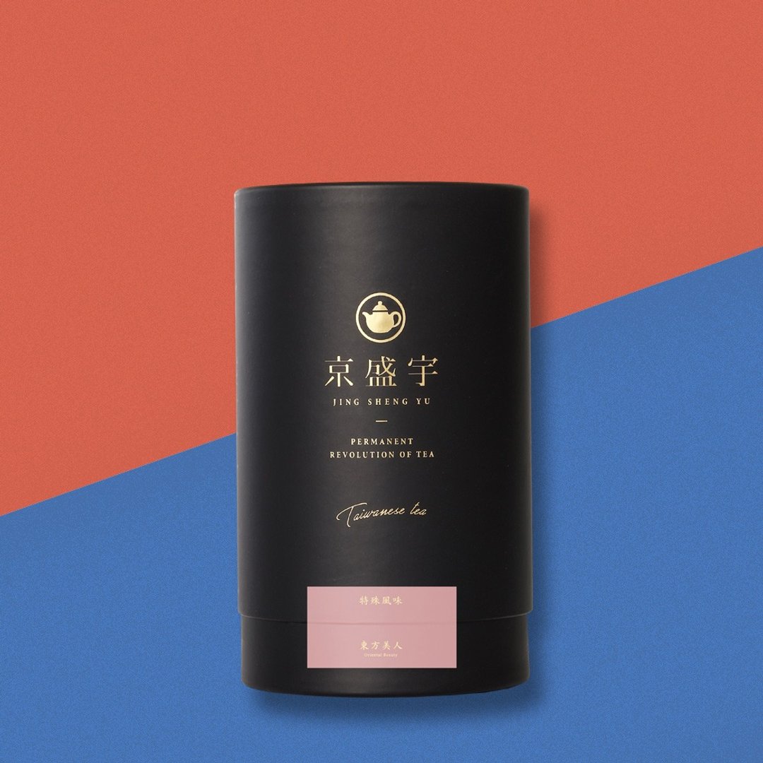 京盛宇【茶叶】东方美人100g-品味罐 - 茶 - 新鲜食材 粉红色