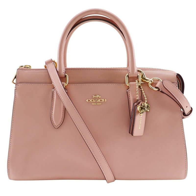 [日本直送] 蔻驰 COACH Selena Bond 包 手提包 2WAY 单肩包 Selena Gomez 合作款 39290 皮革粉红女款 [二手] - 手提包/手提袋 - 真皮 粉红色