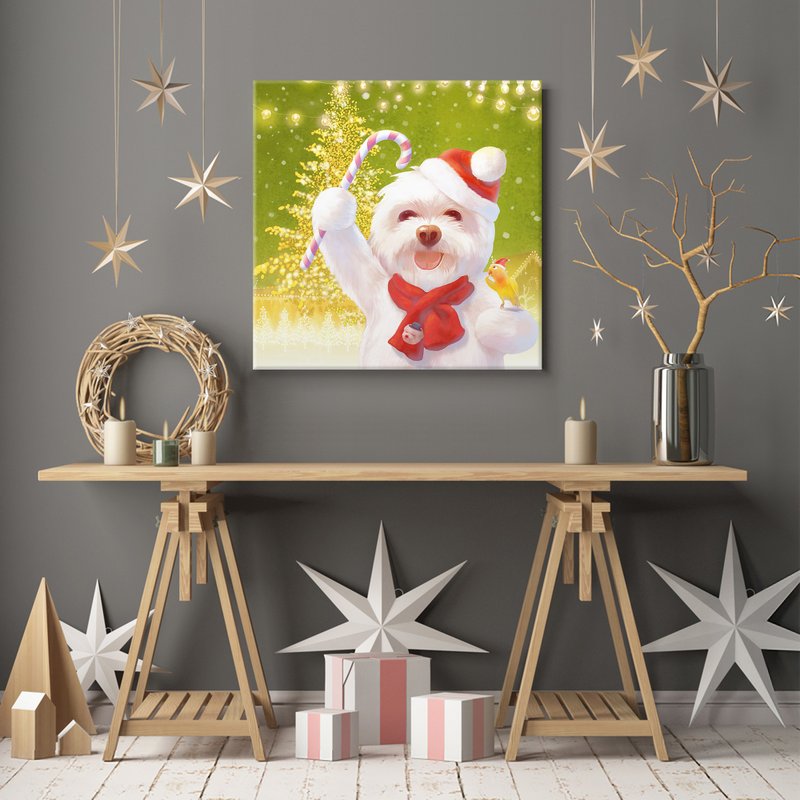 小铁君复制画 + 狗狗票卡包 经典收藏 - 海报/装饰画/版画 - 其他材质 绿色