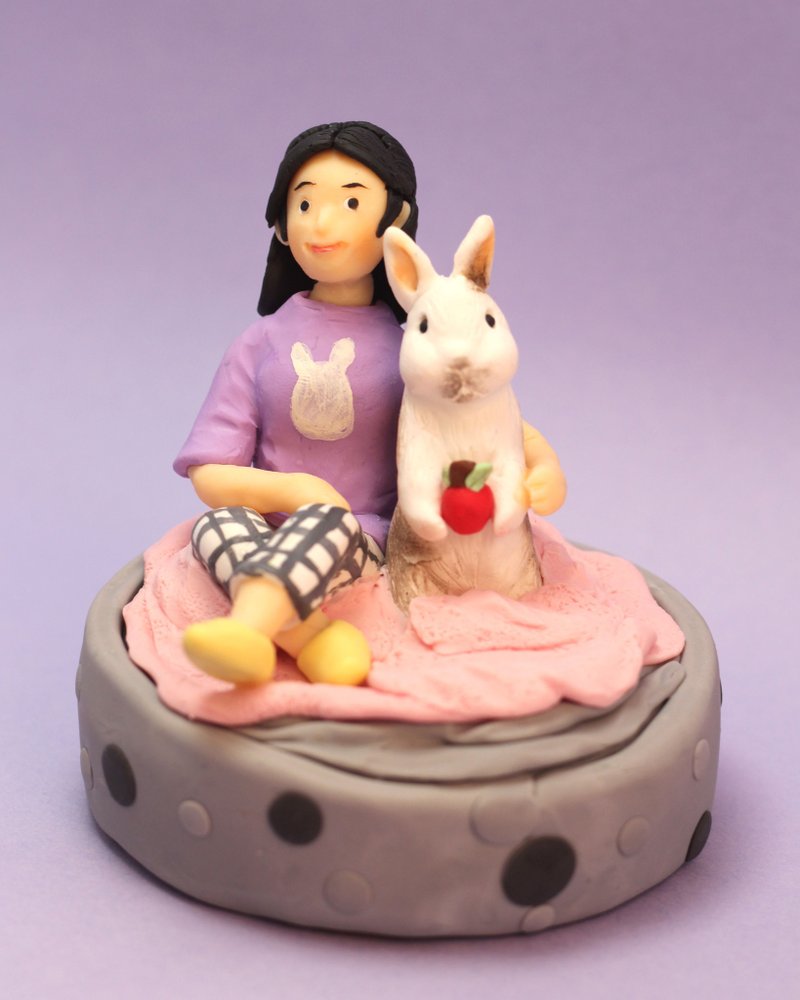 PetWithYou定制化你与你的宠物,给你设计一个独一无二的惹笑场景 - 摆饰 - 粘土 