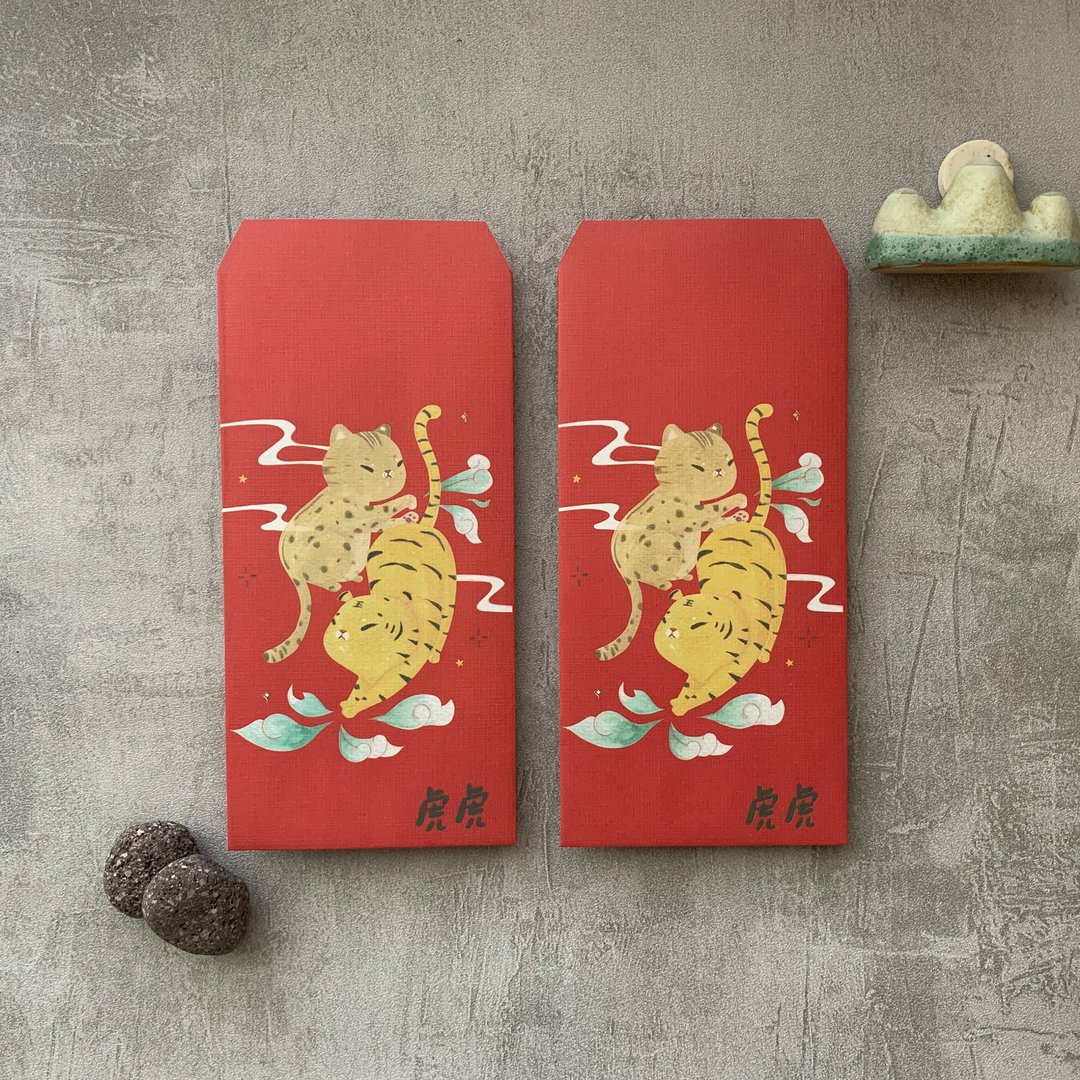 虎虎生风 红包袋 - 红包/春联 - 纸 红色